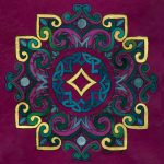 Fushia Heart Tapestry