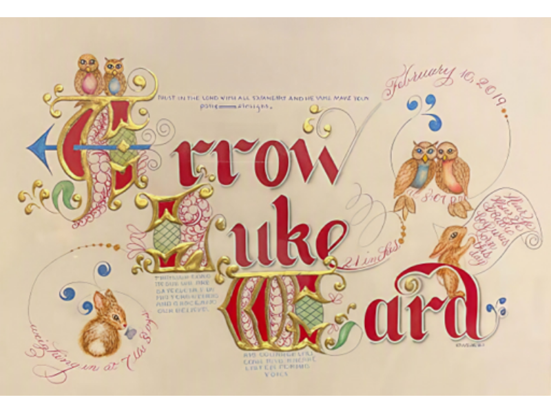 Kathy Ward – Professional Calligrapher & Artist